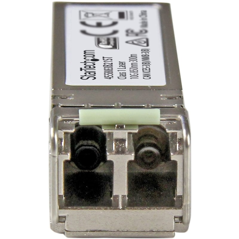 StarTech.com HPE 455883-B21 Compatible SFP+ Module - 10GBASE-SR - 10GE Gigabit Ethernet SFP+ 10GbE Multi Mode Fiber Optic Transceiver 300m - Thumbnail 2