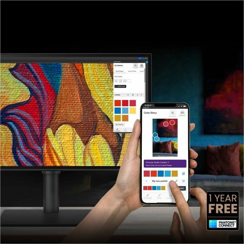 BENQ 27IN 2K IPS 100HZ MONITOR DARK GREY2560X14403WX2100 SRGB - Thumbnail 5