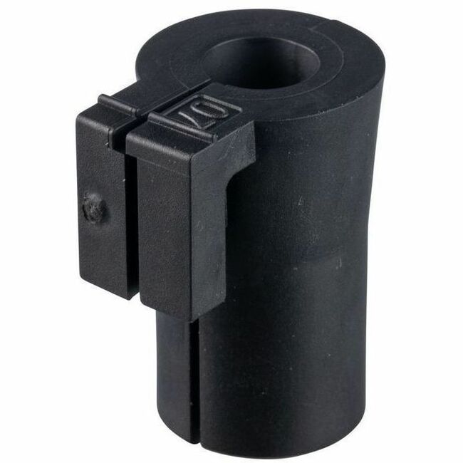 Panduit Cable Entry Grommet, Single, Small, 0.28"-0.31" , Black TPE, 12 PC - Thumbnail 1