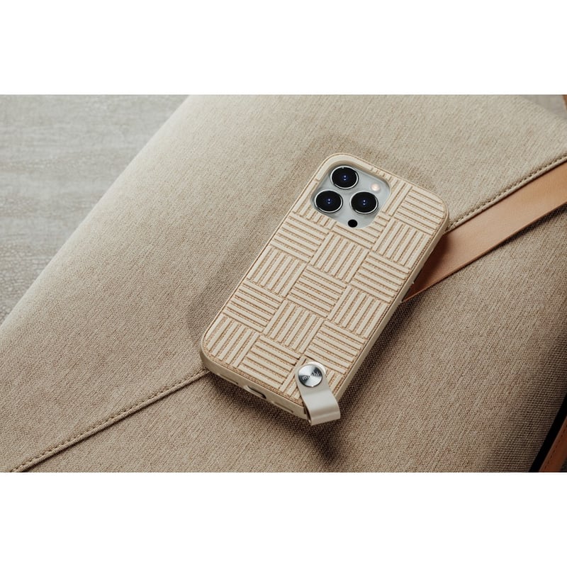 Moshi Altra Carrying Case Apple iPhone 13 Pro Smartphone - Sahara Beige - Thumbnail 4