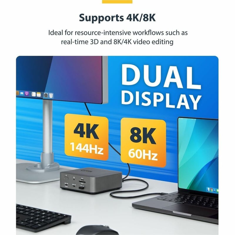 CERTIFIED THUNDERBOLT 5 CABLE 80GBPS/120GBPS/8K 60HZ/240W PD - Thumbnail 4