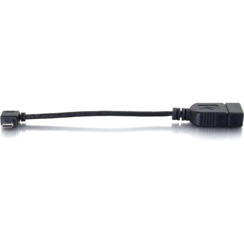 6 INCH MICRO B MALE TO USB A FEMALE OTG - Thumbnail 4