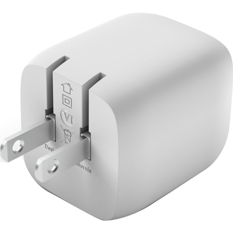 Belkin BoostCharge Pro Dual USB-C GaN Wall Charger with PPS 45W Laptop Chromebook Charging - Power Adapter - Thumbnail 5