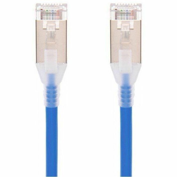 MONOPRICE SLIMRUN CAT6A ETHERNET PATCH CABLE - SNAGLESS_ DOUBLE SHIELDED_ COMPON - Thumbnail 2