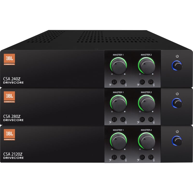 JBL Commercial 2120Z Amplifier - 240 W RMS - 2 Channel - Black - Thumbnail 1