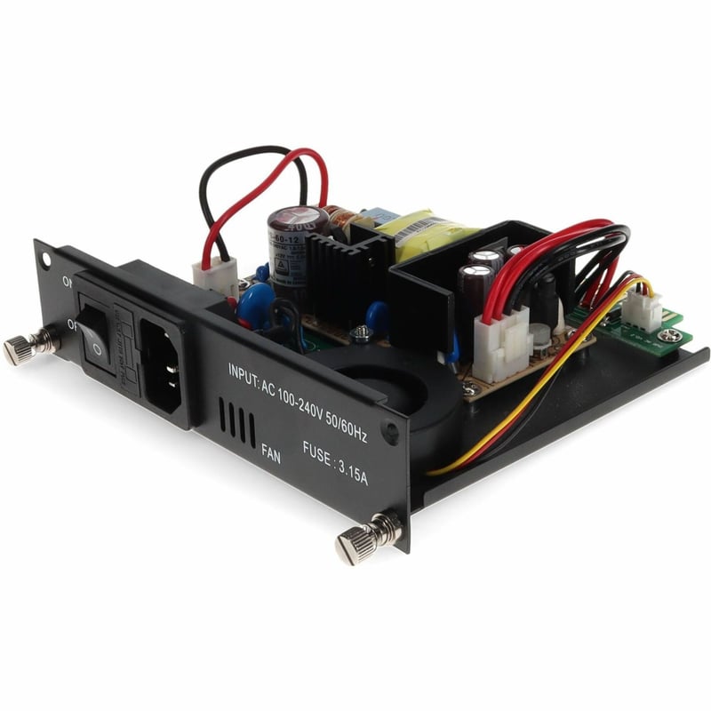 ADDON CHASSIS FOR 1G MEDIA CONVERTER, RACK MOUNTABLE 1U, 12 SLOTS. DUAL AC POWER - Thumbnail 1