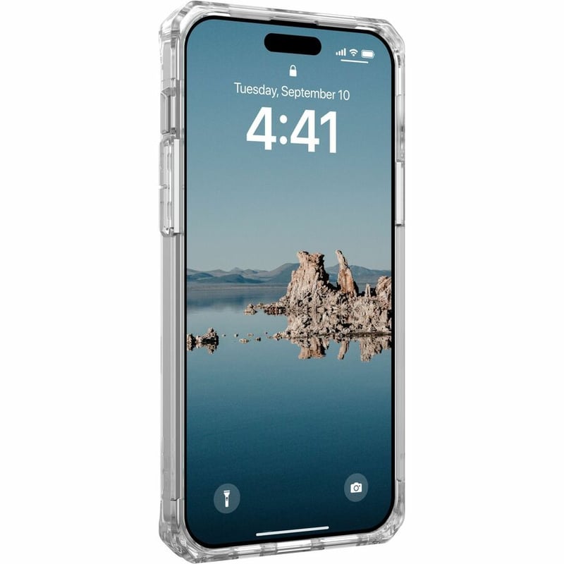 Urban Armor Gear Plyo iPhone 15 Plus Case - Ice/Silver - Thumbnail 4