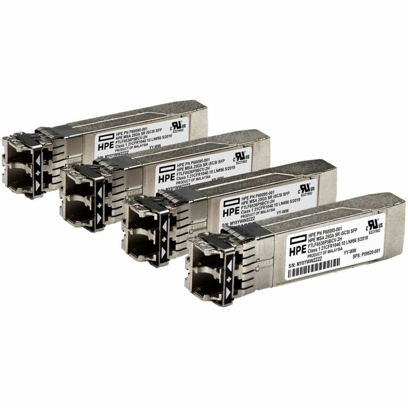 HPE MSA 25GB SFP28 Short Range 4-PACK ISCSI Transceiver