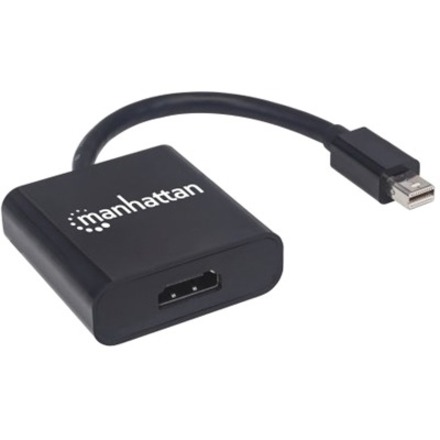 Mini DisplayPort 1.2a to HDMI Adapter Cable, 4K@60Hz, Active, 19.5cm, Male to Female, Black, Not Bi-Directional, Three Year Warranty - Thumbnail 2