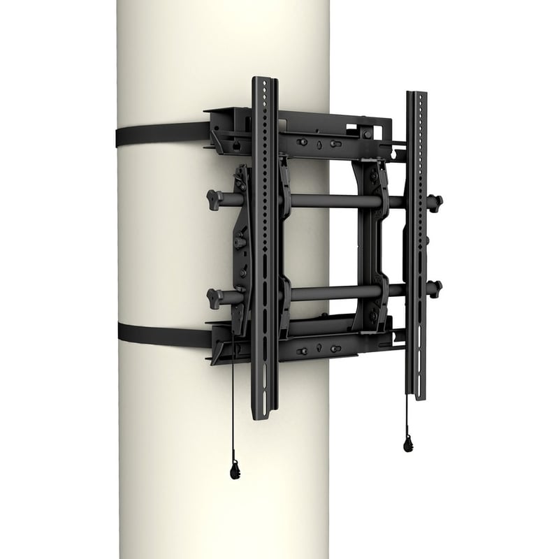 Chief Structural Column Adapter Wall Mount - Black - Landscape - Thumbnail 3