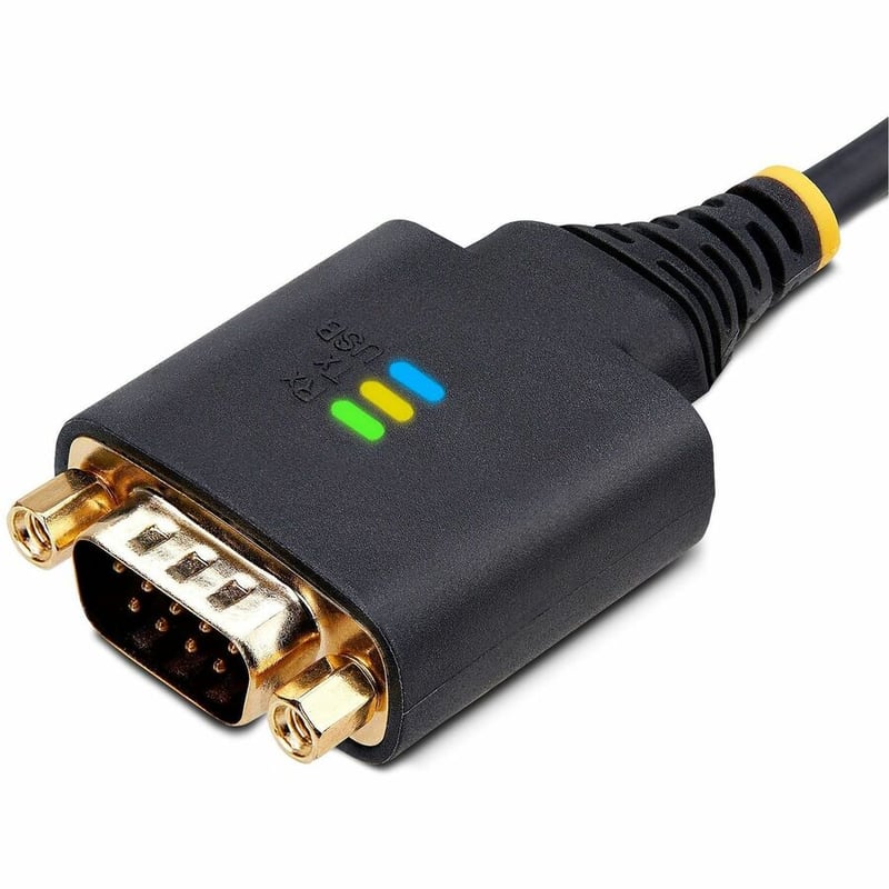 StarTech.com 2ft/60cm 2-Port USB to Serial Adapter Cable, COM Retention, FTDI, DB9 RS232, Changeable DB9 Screws/Nuts, Windows/macOS/Linux - Thumbnail 3