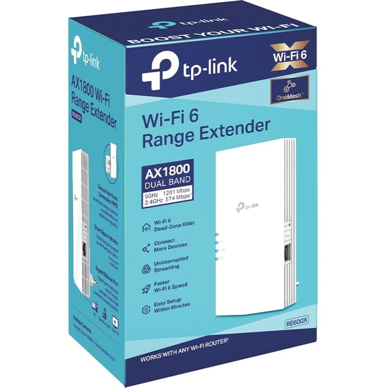 TP-Link RE600X - WiFi 6 Extender - Internet Booster - Thumbnail 2