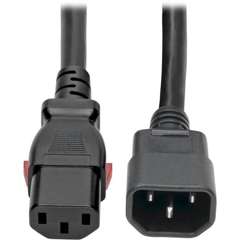 Eaton Tripp Lite Series Heavy-Duty PDU Power Cord, Locking C13 to C14 - 15A, 250V, 14 AWG, 10 ft. (3.05 m) - Thumbnail 1