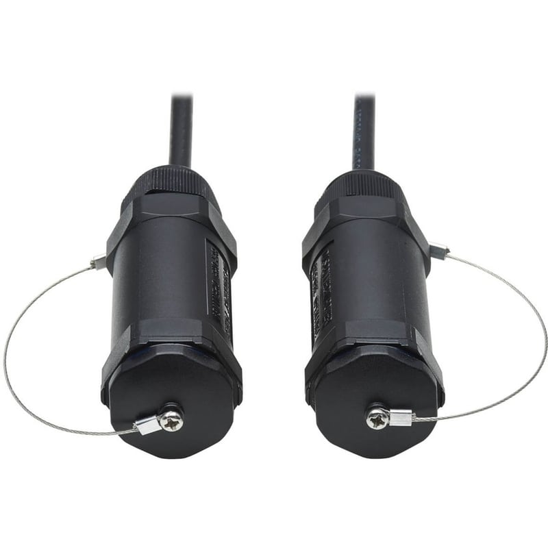 Eaton Tripp Lite Series High-Speed Armored HDMI Fiber Active Optical Cable (AOC) with Hooded Connectors and Reel - 4K @ 60 Hz, HDR, IP68, M/M, Black, 100 m (328 ft.) - Thumbnail 5