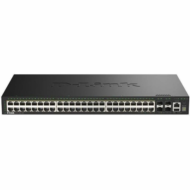 52PORT 1GB STACK POE 4XSFP+ SW L3 LITE SW - Thumbnail 1