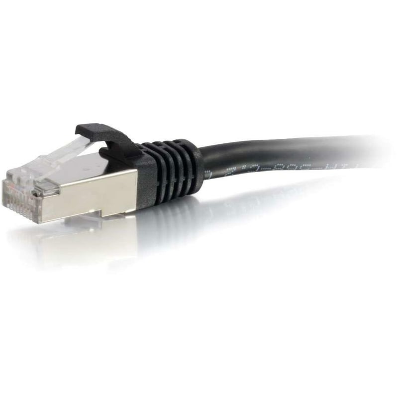 9FT CAT6 BLACK SNAGLESS SHIELDED PATCH CABLE - Thumbnail 2