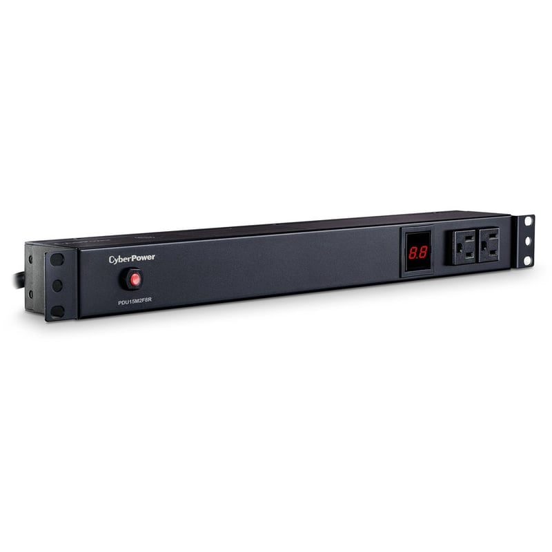 CyberPower PDU15M2F8R Single Phase 100 - 125 VAC 15A Metered PDU - Thumbnail 3