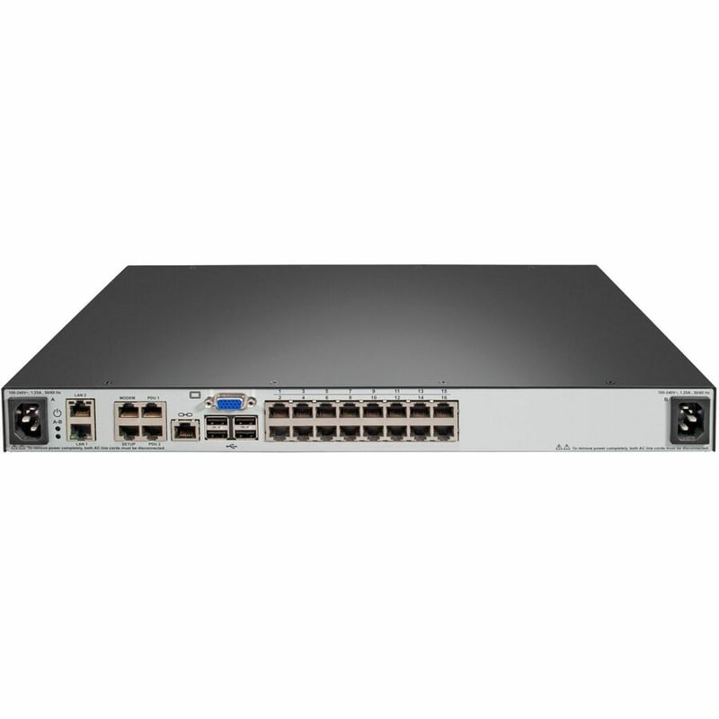 Vertiv Avocent MPU KVM Switch | 16 port | 2 Digital Path | Dual AC Power TAA - Thumbnail 5