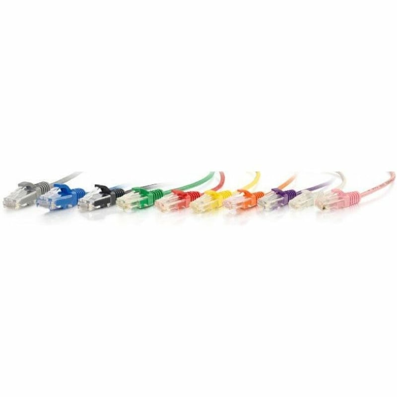 Quiktron Q-Series 28 AWG CAT6 Patch Cable, Red, 12 FT - Thumbnail 2