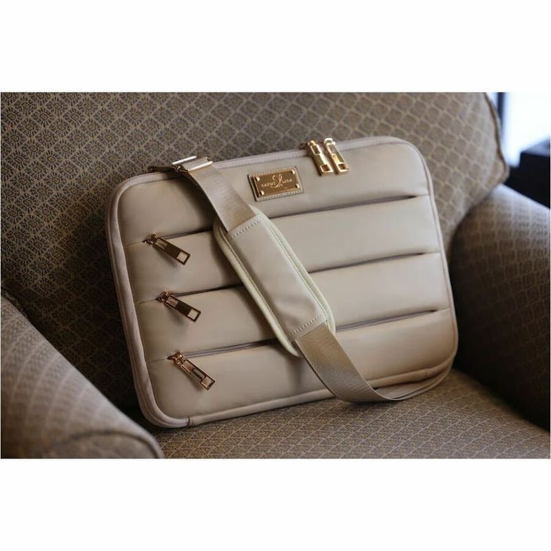 SANDY LISA LA JOLLA WORK IN CARRYING CASE (SLEEVE) FOR 14IN LAPTOP WITH DETACHAB - Thumbnail 5
