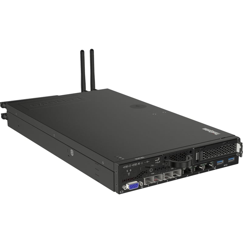 Lenovo ThinkSystem SE350 7D1XA02ANA 1U Rack Server - 1 Xeon D-2123IT 2.20 GHz - 16 GB RAM - Serial ATA/600 Controller - Thumbnail 1