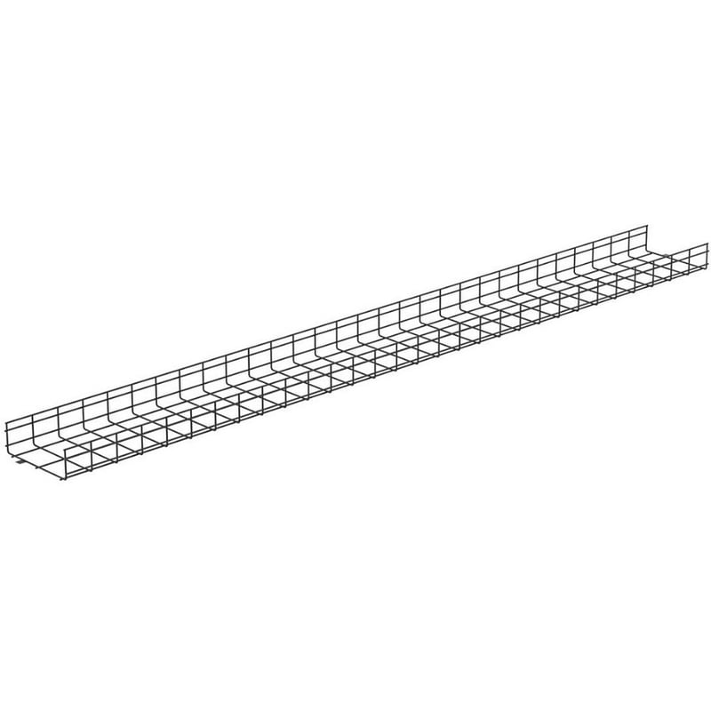Panduit Wire Basket 4" H x 12" W, Black Powdered Coated - Thumbnail 2