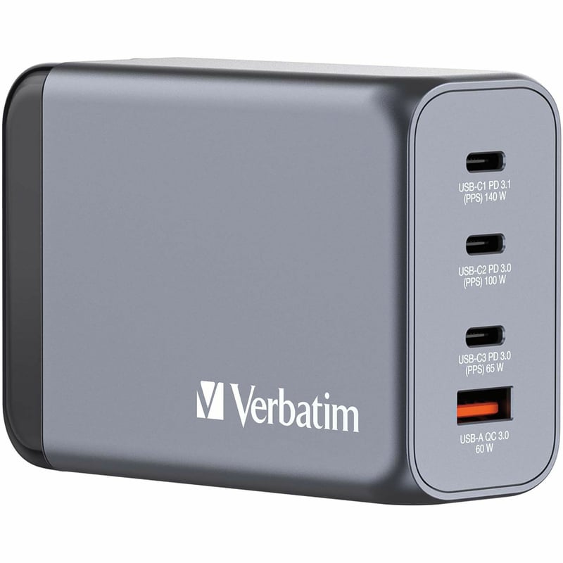 Verbatim 240W 4-Port GaN Wall Charger - Thumbnail 1