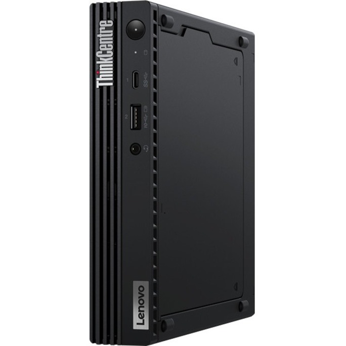 Lenovo ThinkCentre M80q Gen 3 11U10017US Desktop Computer - Intel Core i5 12th Gen i5-12500T - vPro Technology - 8 GB - 128 GB SSD - Tiny - Raven Black - Thumbnail 2