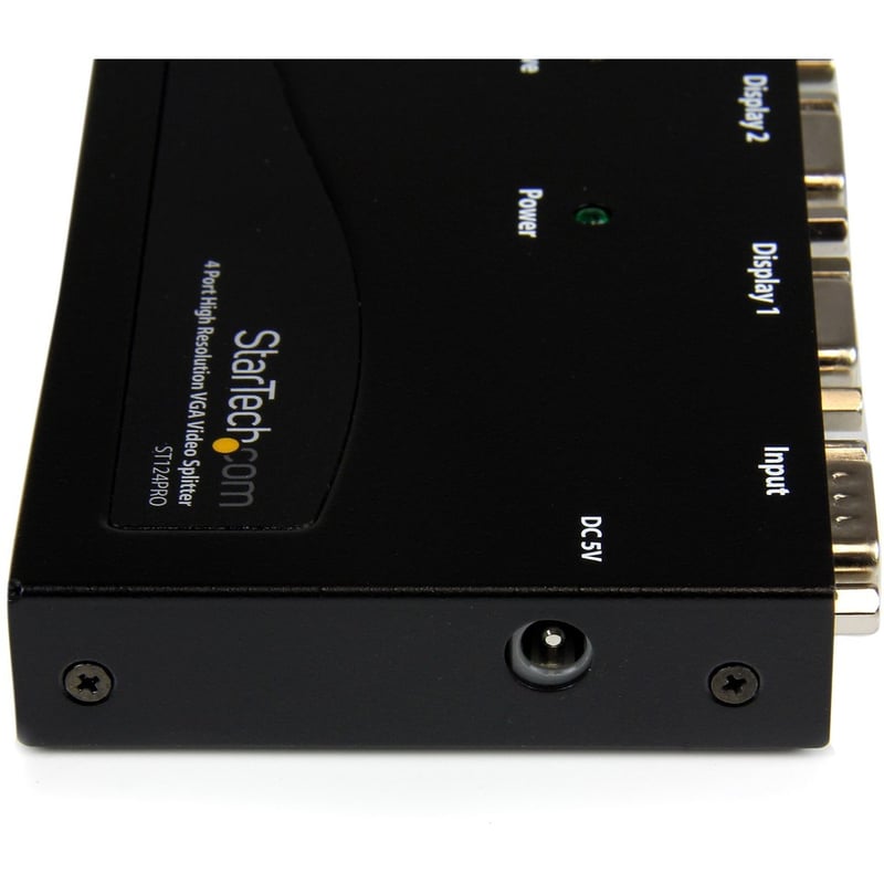 StarTech.com 4 Port High Resolution VGA Video Splitter - 300 MHz - VideoView Pro 47 Port High Resolution 300 MHz Video Splitter - Video splitter - 4 ports - Thumbnail 3