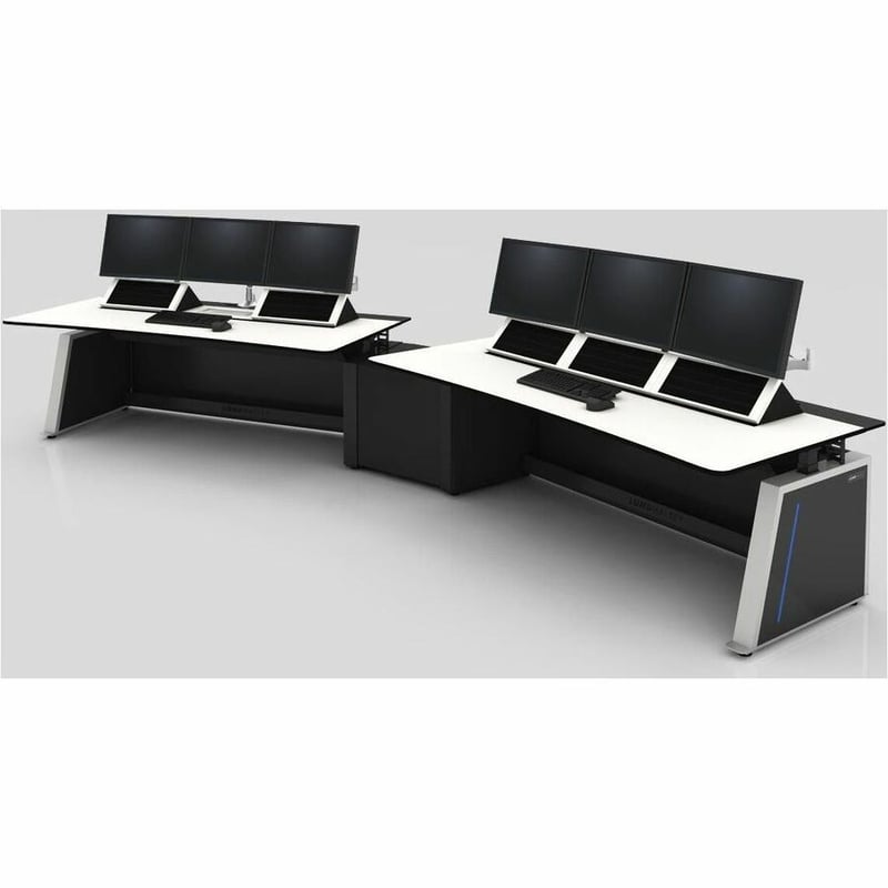 Lund Halsey x-Type Broadcast Air Console - 63in Width - TAA Compliant - Thumbnail 5