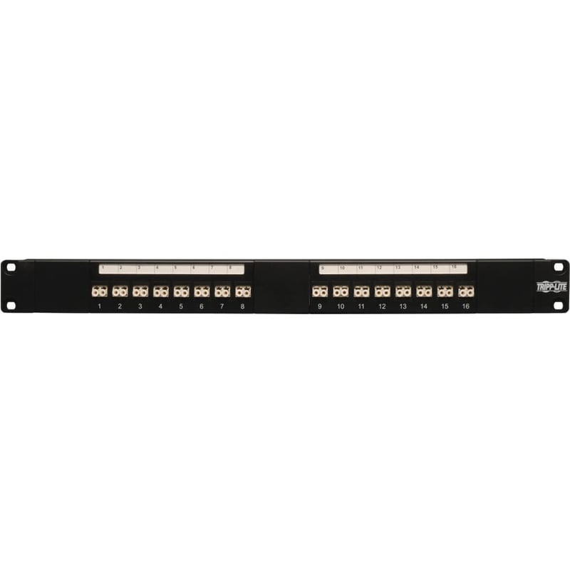 Tripp Lite by Eaton 16-Port Fiber Patch Panel 1U (LC/LC) Multimode or Singlemode - Thumbnail 1