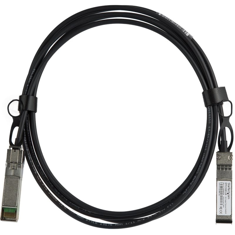 StarTech.com 2.5m 10G SFP+ to SFP+ Direct Attach Cable for Cisco SFP-H10GB-CU2-5M 10GbE SFP+ Copper DAC 10Gbps Passive Twinax - Thumbnail 2