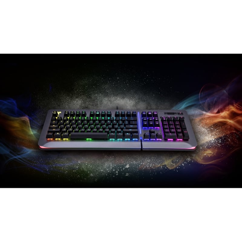 Tt eSPORTS Level 20 RGB Titanium Gaming Keyboard (Blue Switch) - Thumbnail 4