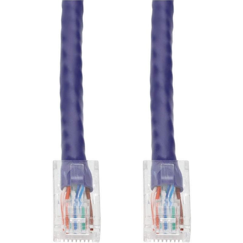 AddOn 14ft Purple CAT 6 PVC Ethernet Cable Non-Booted RJ-45 M/M - Thumbnail 1