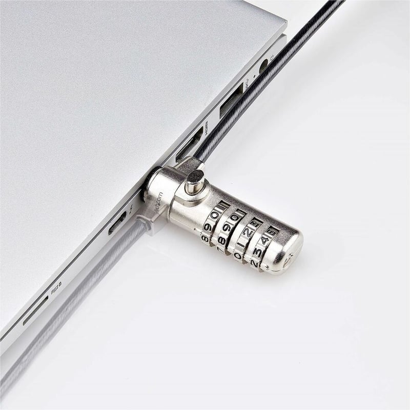 LAPTOP NANO CABLE LOCK 6.6FT COMPUTER DESK ANTI-THEFT SECURITY - Thumbnail 5