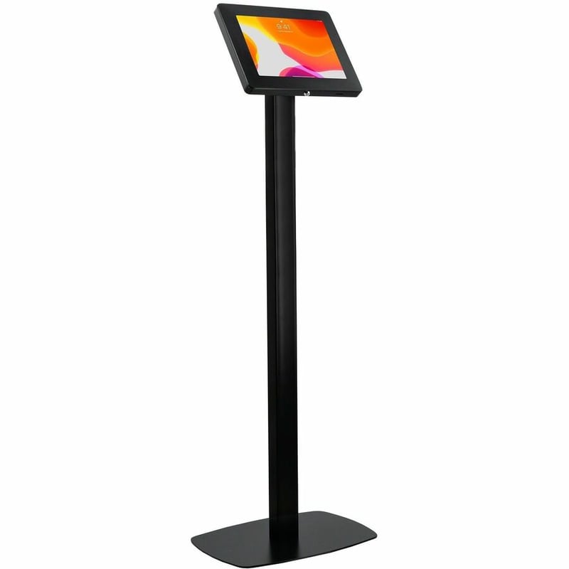 CTA Digital Premium Thin Floor Stand & Security Enclosure for iPad 10.9" & More