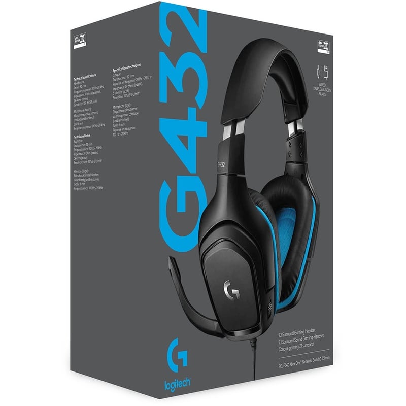 Logitech G432 7.1 Surround Sound Gaming Headset - Thumbnail 2