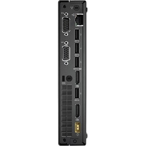 Lenovo ThinkCentre M710q 10MQS6SE00 Desktop Computer - Intel Core i5 7th Gen i5-7500T - 8 GB - 500 GB HDD - Tiny - Black