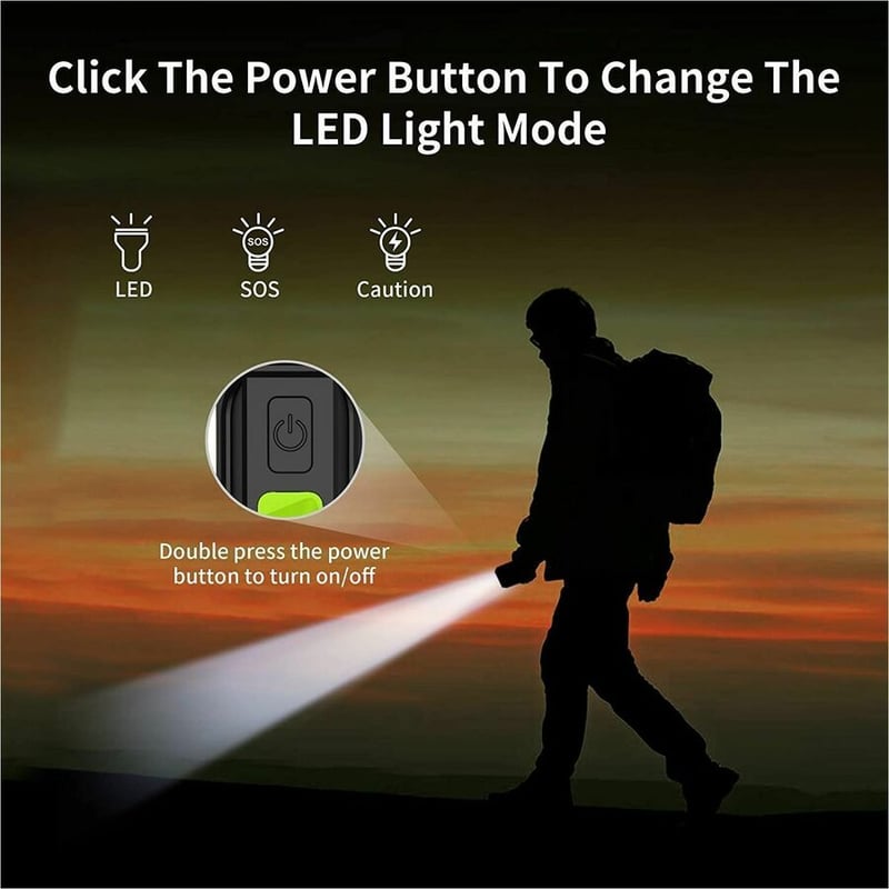 4XEM 20,000 maH Mobile Solar Power Bank and Charger (Black) - Thumbnail 4