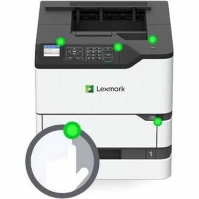 Lexmark MS820 MS825dn Desktop Wired Laser Printer - Monochrome - Thumbnail 2