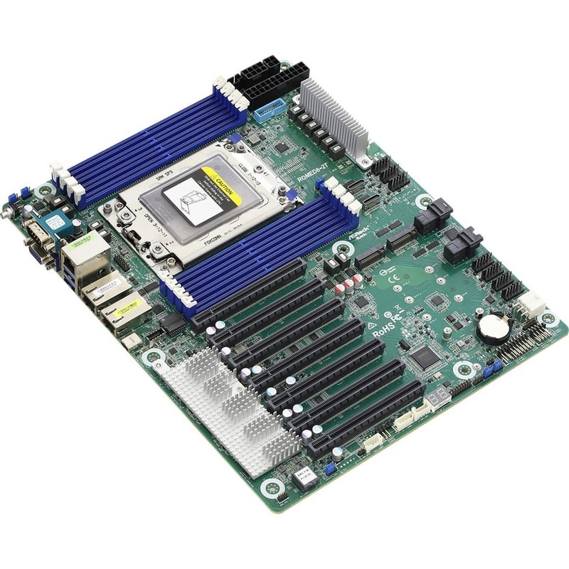 ASROCK RACK ROMED8-2T ATX SERVER MOTHERBOARD SP3 (LGA4094) AMD EPY 7002/7001 (RO - Thumbnail 4