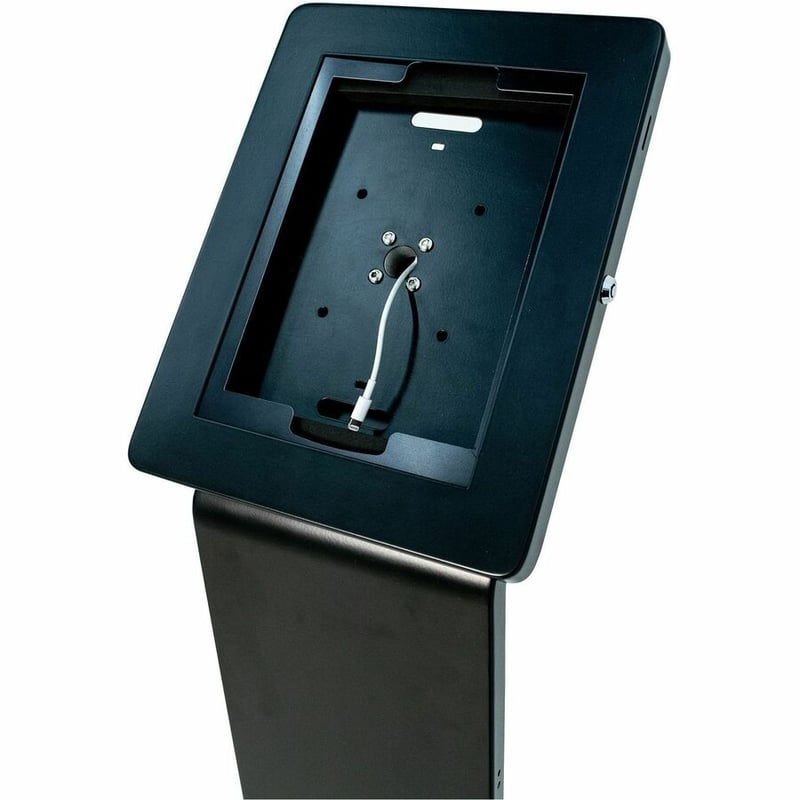 CTA Digital Premium Small Locking Floor Stand Kiosk (Black) - Thumbnail 2
