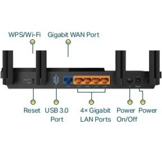 TP-Link Archer AX55 - Wi-Fi 6 IEEE 802.11ax Ethernet Wireless Router - Thumbnail 5