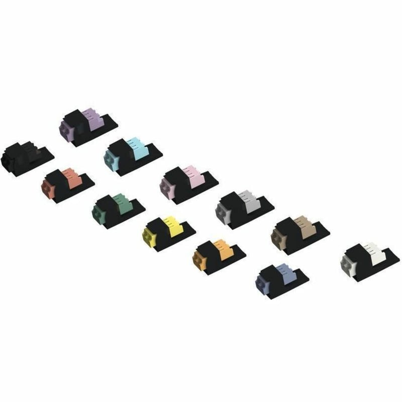 Panduit Mini-Com Keyed F-Dark Blue/Non-Keyed LC Duplex, Black Module