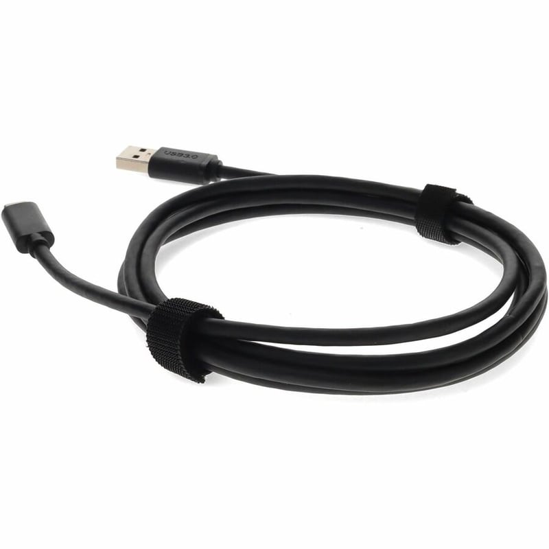 AddOn 6ft USB 2.0 (C) Male to USB 2.0 (A) Male Black Adapter Cable - Thumbnail 3