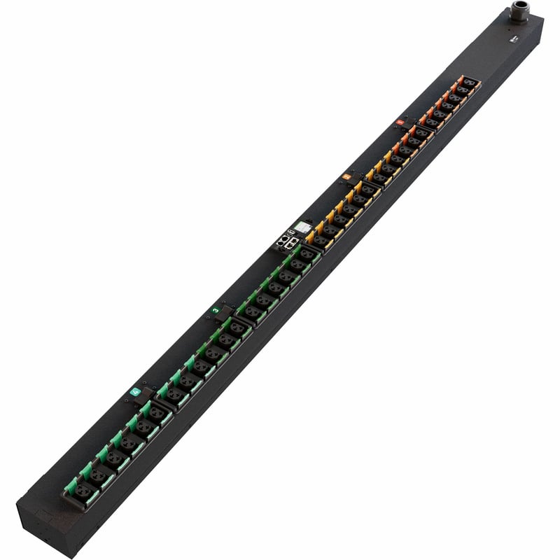 Vertiv PowerIT VP5U60A0 Switched Unit Level Monitoring HD rPDU, Vertical, Single Phase, 36 Combination C13/C19 Outlets,60/ 63A, 240V, 0U - Thumbnail 1