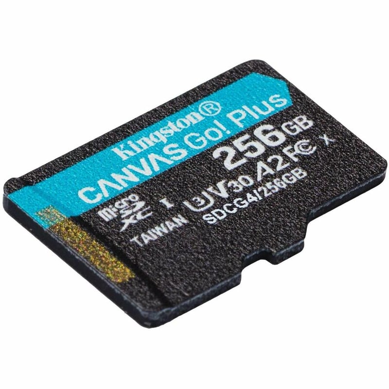 256GB MICROSDXC CANVAS GO PLUS GEN4 200R A2 U3 SINGLE PACK W/O ADP - Thumbnail 2