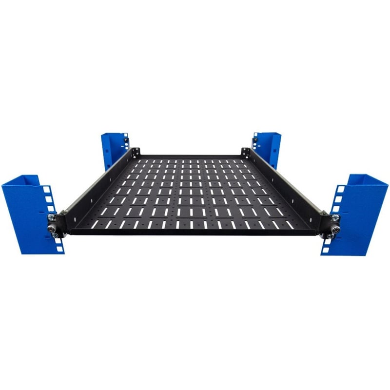 Rack Solutions 1U Modular Device Testing Sliding Rack Shelf 28in Depth - Thumbnail 1