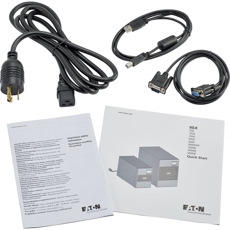 Eaton 9SX 3000VA 2700W 208V Online Double-Conversion UPS - 2 NEMA 6-20R, 1 L6-30R, 2 L6-20R Outlets, Cybersecure Network Card Option, Extended Run, Tower - Thumbnail 2