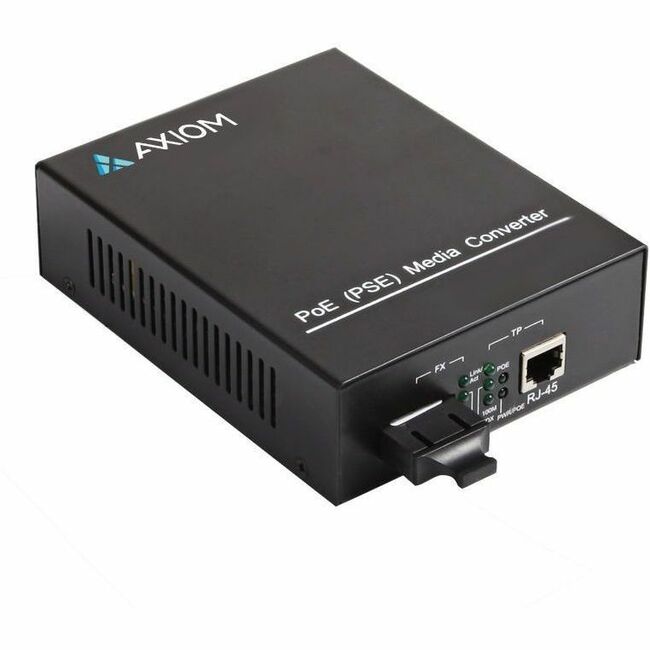 1GBS POE+ RJ45 TO 1000BLX FIBER MEDIA CONVERTER